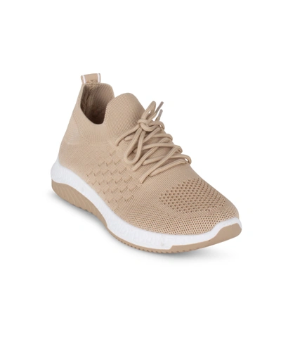 Danskin Women's Free Lace-up Sneaker In Natural