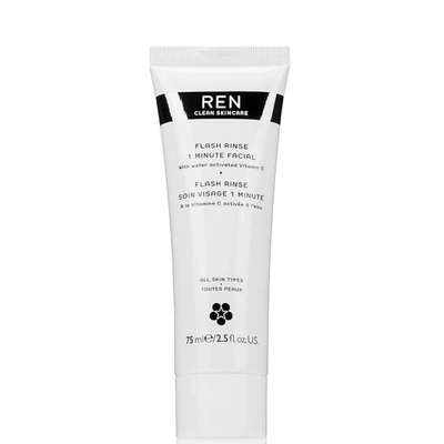 Ren Clean Skincare Flash Rinse 1 Minute Facial 75ml