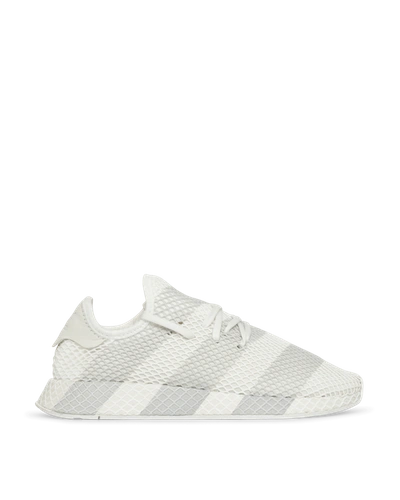 Adidas Consortium Deerupt Sneakers In White/grey