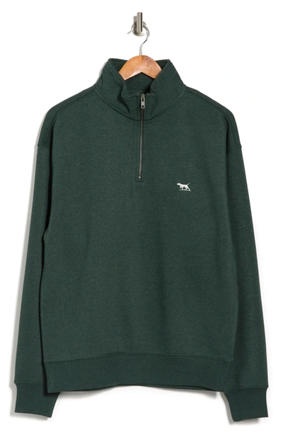 Rodd And Gunn Glen Eden Quarter-zip Pullover Sweatshirt In Forest