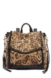 Aimee Kestenberg Mini All For Love Convertible Leather Crossbody Bag In Amazon Leopard