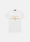 Versace Medusa Logo T-shirt In White+print