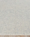 Exquisite Rugs Camille Hand-tufted Rug, 10' X 14' In Lt.blue/ivory
