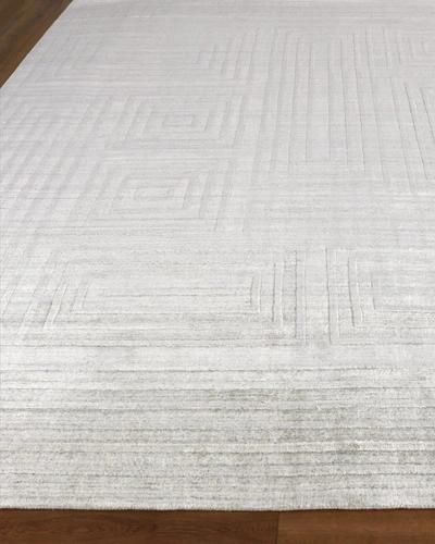 Exquisite Rugs Abbotsford Hand-loomed Rug, 8' X 10' In Ivory