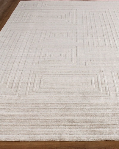 Exquisite Rugs Abbotsford Hand-loomed Rug, 6' X 9' In Beige