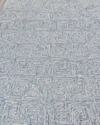 Exquisite Rugs Camille Hand-tufted Rug, 8' X 10' In Blue/ivory