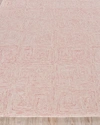Exquisite Rugs Camille Hand-tufted Rug, 10' X 14' In Pink/ivory