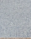 Exquisite Rugs Camille Hand-tufted Rug, 10' X 14' In Blue/ivory