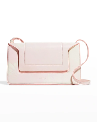 Wandler Penelope Mini Leather Crossbody Bag In Pink