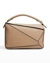 Loewe Puzzle Bag In Grain Leather In 2150 Sand