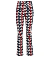 PERFECT MOMENT AURORA HIGH-RISE HOUNDSTOOTH SOFTSHELL SKI PANTS,P00621494