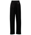 Prada Nylon Trackpants In Nero