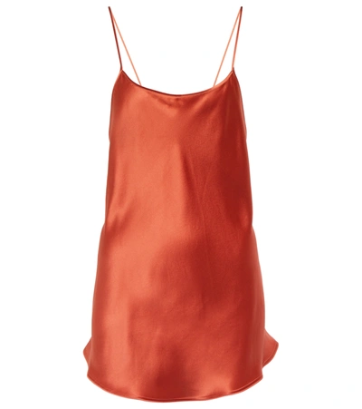 Victoria Beckham Satin Camisole In Blush