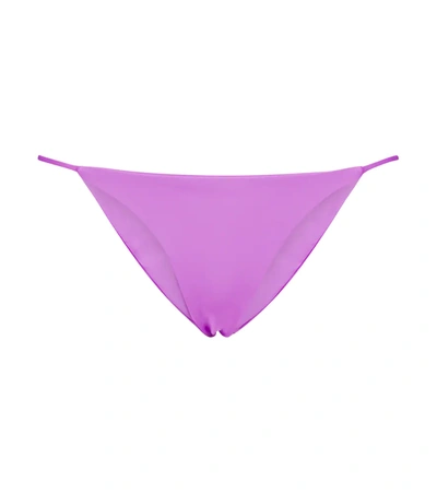 Jade Swim Bare Minimum Bikini Bottoms In Orchid