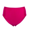 Jade Swim Bound Bikini Bottoms In Fuschia Sheen