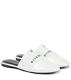 Givenchy Woman 4g Flat Mules In White Leather In White
