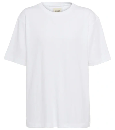 Khaite Mae Jersey Crew-neck T-shirt In White