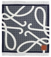 LOEWE ANAGRAM WOOL BLANKET,P00635236