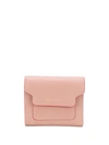MARNI WALLET WITH CONTRASTING EDGES