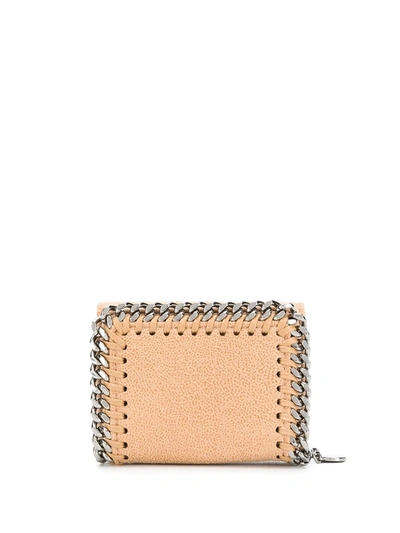 Stella Mccartney Small Falabella Wallet In Brown