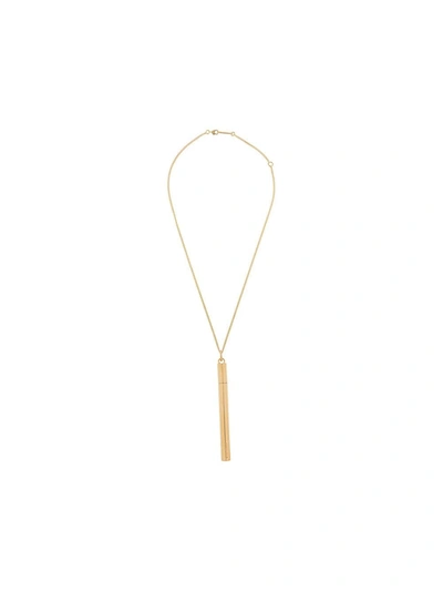 Ambush Necklace With Cigarette Holder Pendant In Grey