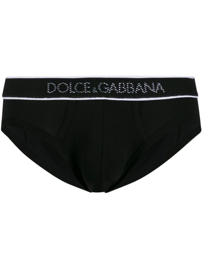Dolce & Gabbana Dolce E Gabbana Mens Black Cotton Brief