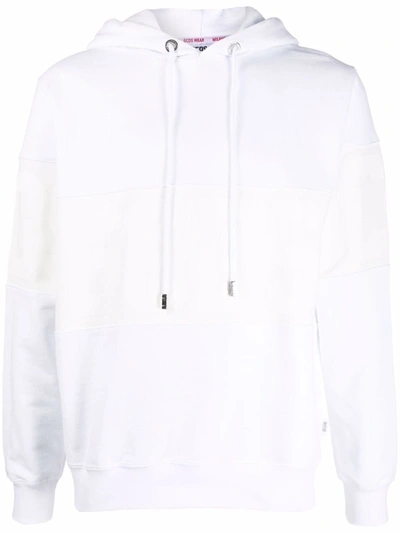 Gcds Mens White Cotton Sweatshirt