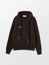 Ambush Embroidered Logo Multicord Cotton Hoodie In Brown