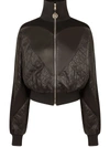 Dolce & Gabbana Dolce E Gabbana Womens Black Leather Outerwear Jacket In Black