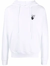Off-white Arrows-motif Long-sleeve Hoodie In White