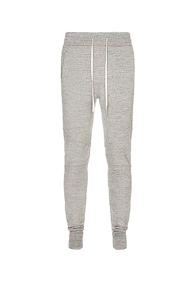 John Elliott Cashmere Fleece Escobar Sweatpants In Heather Grey