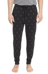 Polo Ralph Lauren Pony Print Lounge Pants In Polo Black