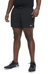 Nike Men's Flex Stride 5" Brief Running Shorts In Black