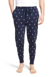 Polo Ralph Lauren Pony Print Pajama Jogger Pants In Cruise Navy