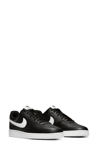 Nike Court Vision Low Sneakers In Black