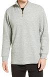 Rodd & Gunn Glen Eden Quarter-zip Pullover Sweatshirt In Smoke