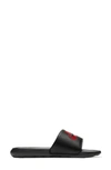 Nike Victori One Sport Slide In Black/ University Red/ Black