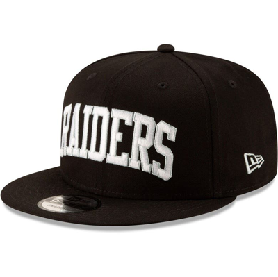 New Era Las Vegas Raiders Basic Fashion 9fifty Snapback Cap In Black