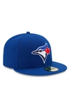 New Era Toronto Blue Jays Low Profile Ac Performance 59fifty Cap In Royal