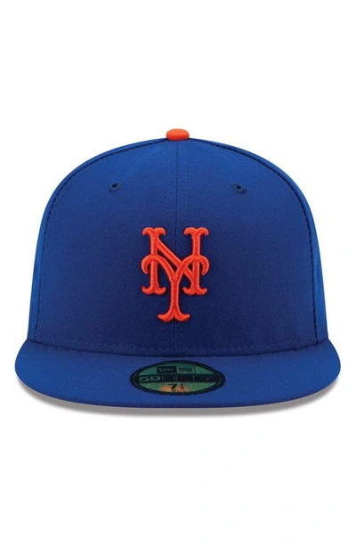 NEW ERA NEW ERA ROYAL NEW YORK METS AUTHENTIC COLLECTION ON FIELD 59FIFTY FITTED HAT,70360938