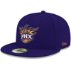 NEW ERA NEW ERA PURPLE PHOENIX SUNS OFFICIAL TEAM COLOR 59FIFTY FITTED HAT,70343417