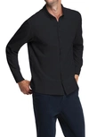 Swet Tailor Mindful Button-down Shirt In Black