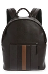 Ted Baker Esentle Striped Backpack In Chocolate