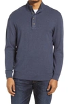 The Normal Brand Puremeso Mock Neck Top In Normal Navy