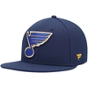 FANATICS FANATICS BRANDED NAVY ST. LOUIS BLUES CORE PRIMARY LOGO FITTED HAT,1179-4506-2AM-ATS