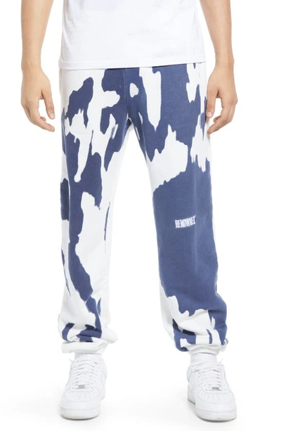 Renowned Blurred Vision Sweatpants In White