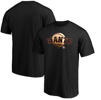 Fanatics Branded Black San Francisco Giants Midnight Mascot Team Logo T-shirt