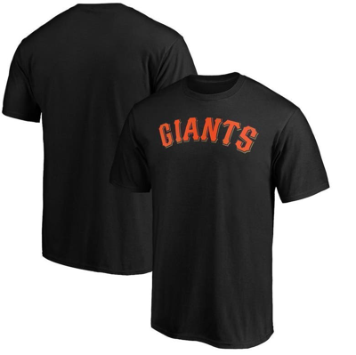 Fanatics Men's Black San Francisco Giants Official Wordmark T-shirt