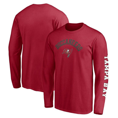 Fanatics Branded Red Tampa Bay Buccaneers Big & Tall City Long Sleeve T-shirt