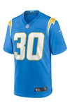 Nike Men's Nfl Los Angeles Chargers (austin Ekeler) Game Football Jersey In Blue